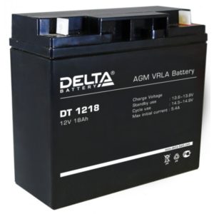Аккумулятор  12В 18А Delta
