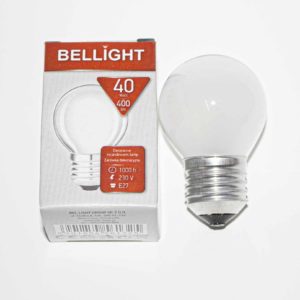 Лампа Bellight P45 40/Е27/М шар