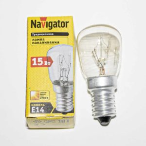 Лампочка T26-15-230-E14-CL Navigator (для холодильника)