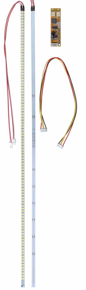 Светодиодная подсветка (2 линейки и инвертор 12-24") 24-A-540мм-96-2835